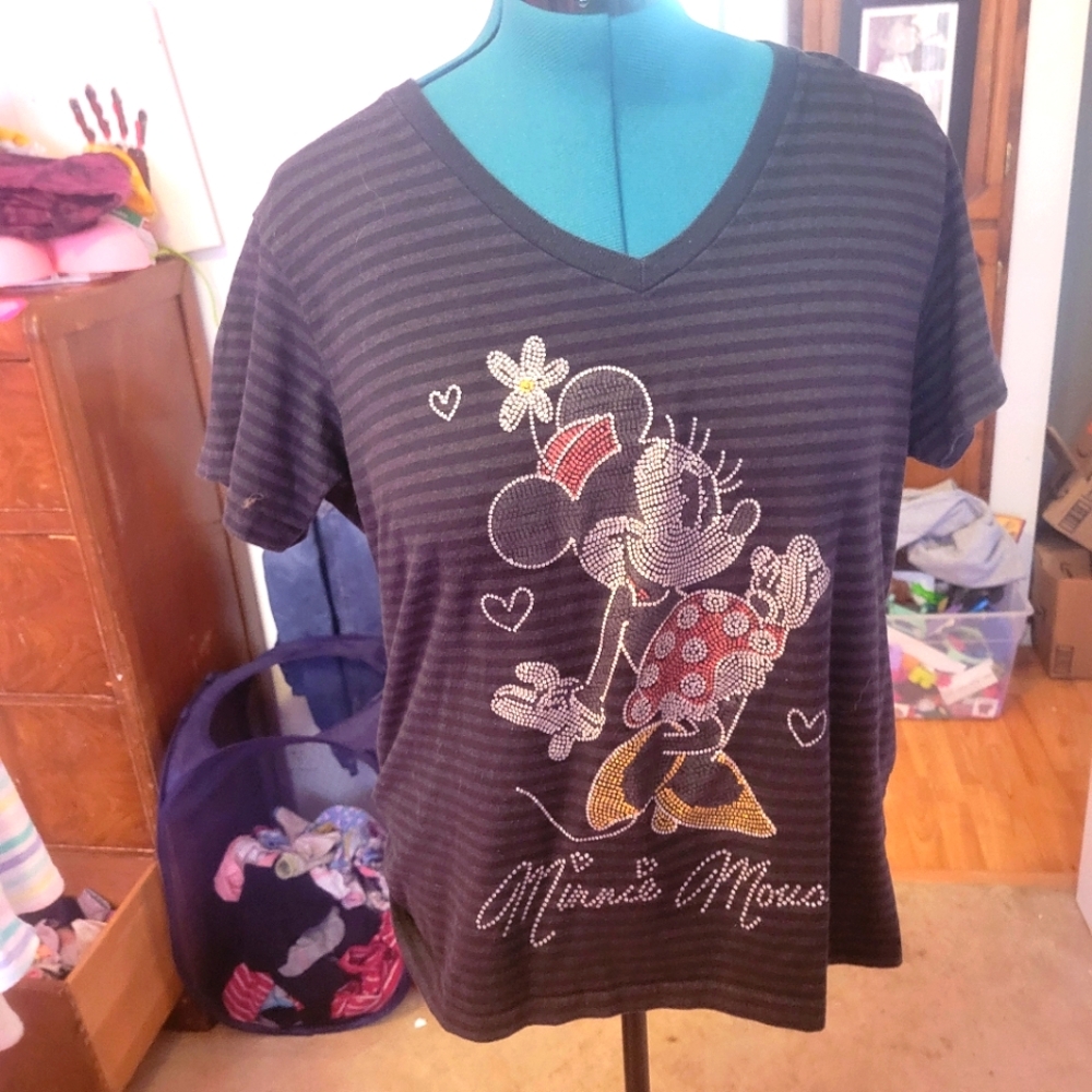 Minnie Mouse T shirt striped
